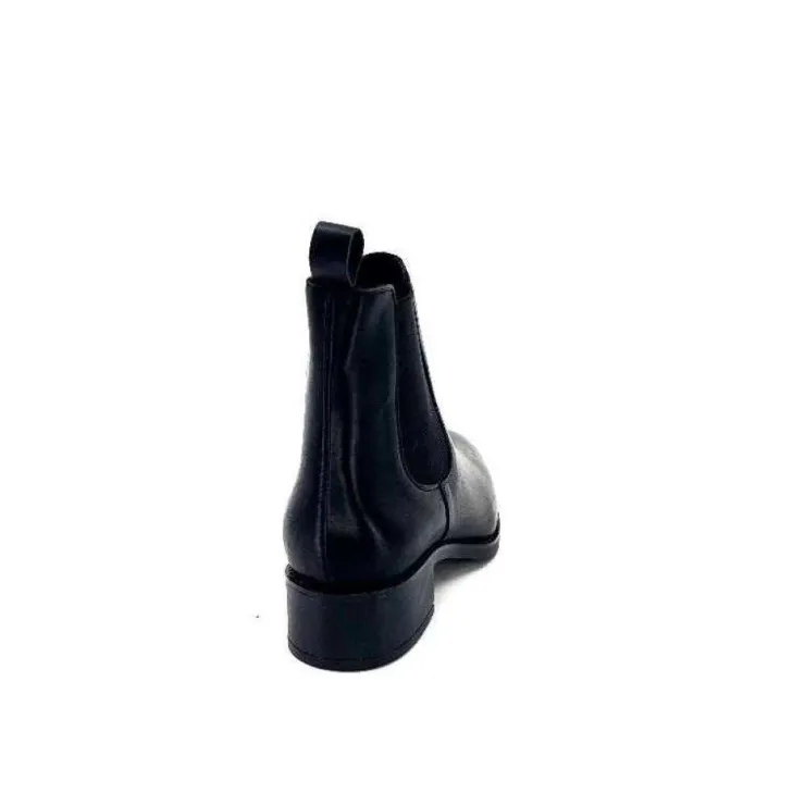 We Do Ivoire 99763 Cuir Noir*Femme Bottines