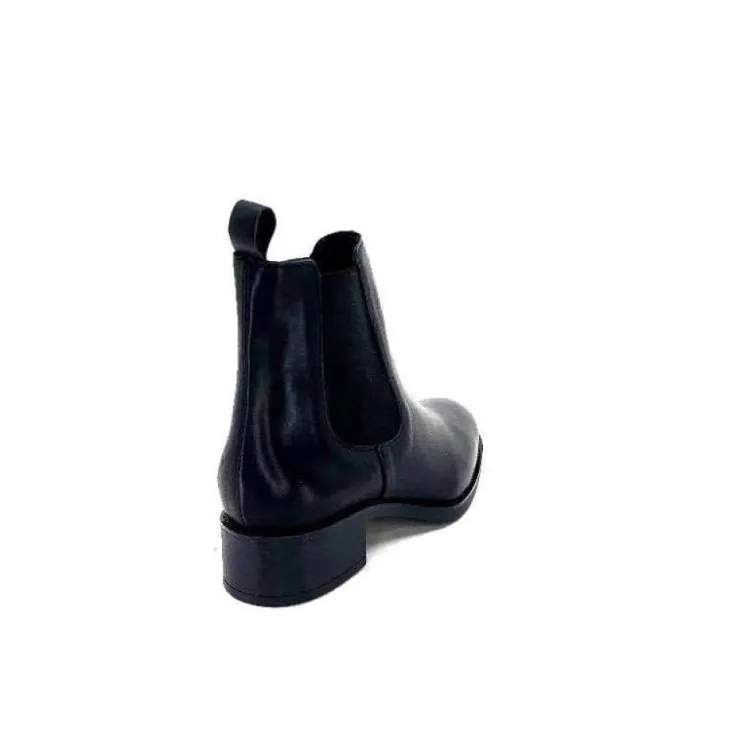 We Do Ivoire 99763 Cuir Noir*Femme Bottines