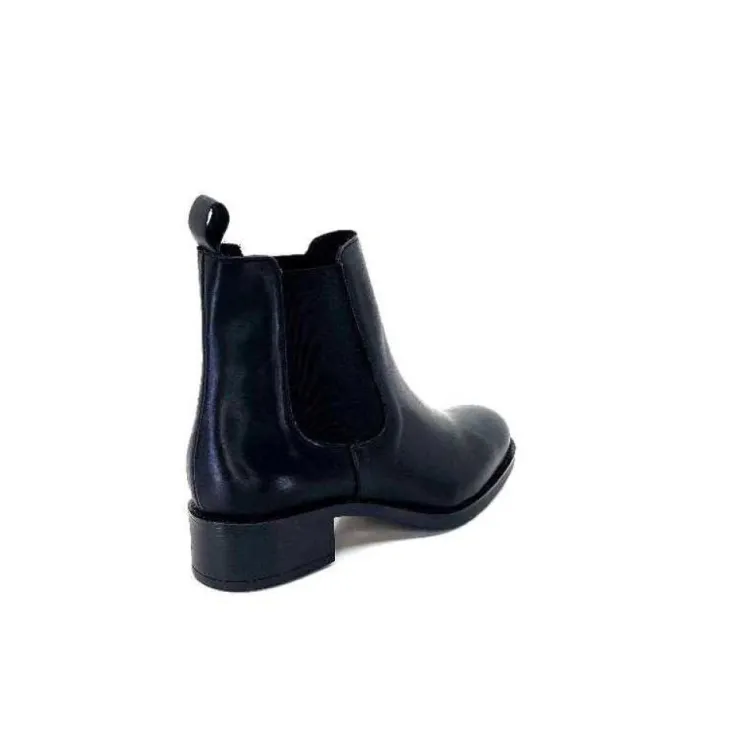 We Do Ivoire 99763 Cuir Noir*Femme Bottines