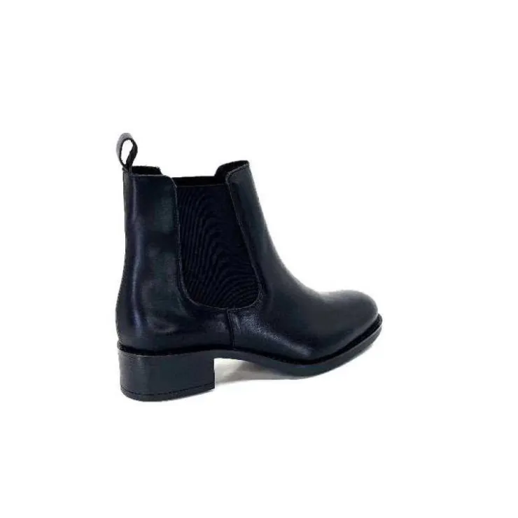 We Do Ivoire 99763 Cuir Noir*Femme Bottines