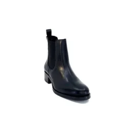 We Do Ivoire 99763 Cuir Noir*Femme Bottines