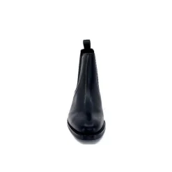 We Do Ivoire 99763 Cuir Noir*Femme Bottines