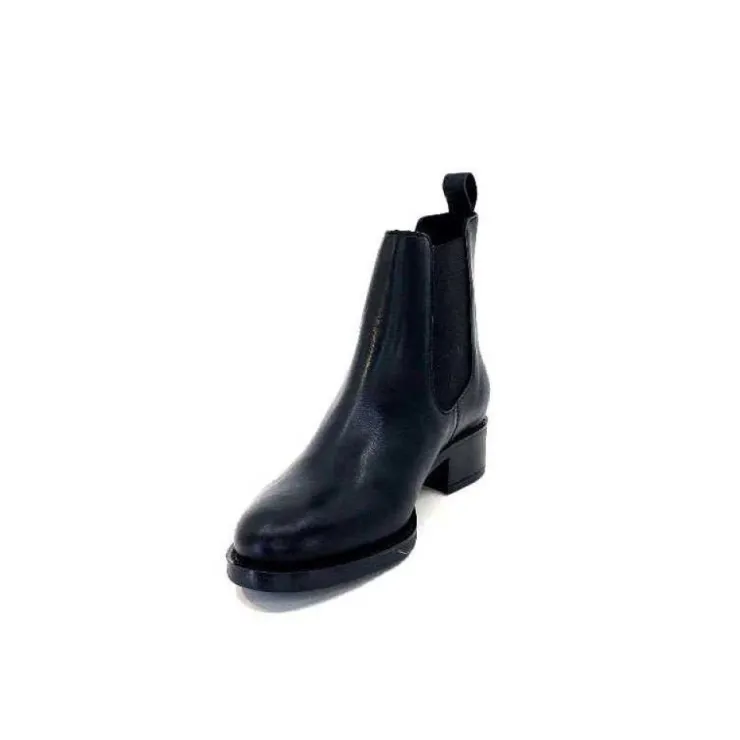 We Do Ivoire 99763 Cuir Noir*Femme Bottines