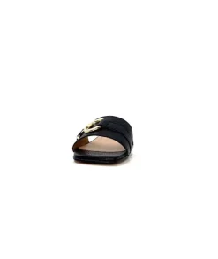 Ivoire0346a Ivoire 22682 Cuir Noir*Femme Mules