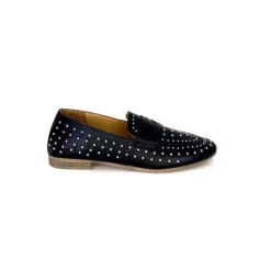 Ivoire0401a Ivoire 500.1000 Cuir Noir*Femme Mocassins