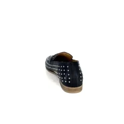 Ivoire0401a Ivoire 500.1000 Cuir Noir*Femme Mocassins