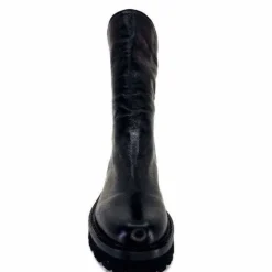 Ivoire0156 Ivoire 3270 Cuir Noir*Femme Bottines