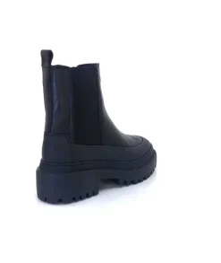 Ivoire0209b Ivoire 12284 Cuir Noir*Femme Bottines