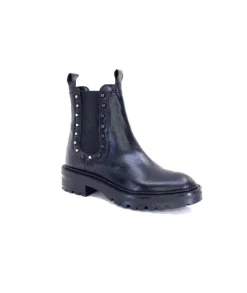 Ivoire0104a Ivoire 50055 Cuir Noir*Femme Bottines