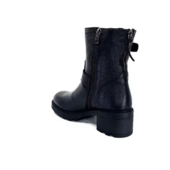 Ivoire-354 Ivoire 109332 Cuir Noir*Femme Fourrées