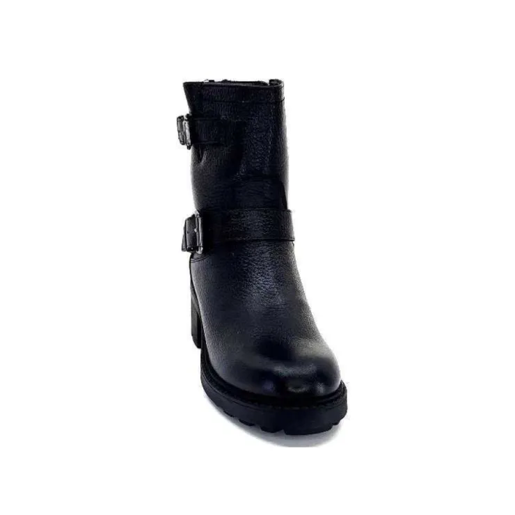 Ivoire-354 Ivoire 109332 Cuir Noir*Femme Fourrées