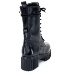 Ivoire0218a Ivoire 179002 Cuir Noir*Femme Bottines