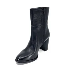 Ivoire0104a Ivoire 52324 Cuir Noir*Femme Bottines