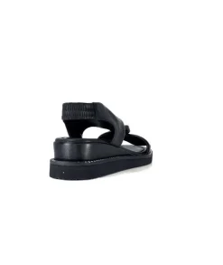 Ivoire-354 Ivoire 107614 Cuir Noir*Femme Plateformes