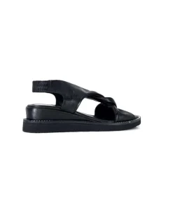 Ivoire-354 Ivoire 107614 Cuir Noir*Femme Plateformes