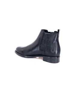 Ivoire0381b Ivoire 7407 Cuir Noir*Femme Bottines