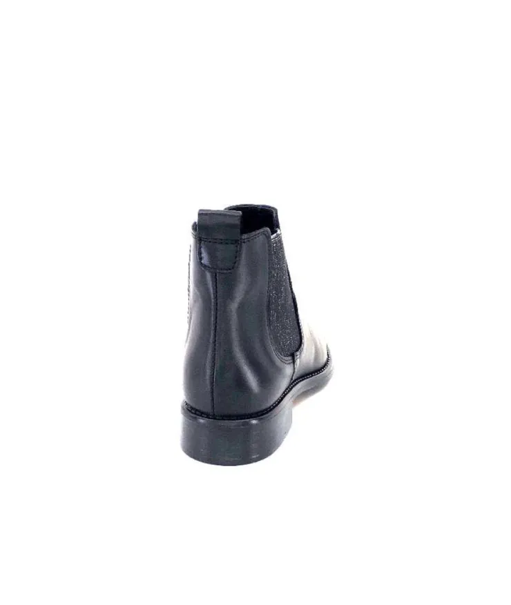 Ivoire0381b Ivoire 7407 Cuir Noir*Femme Bottines