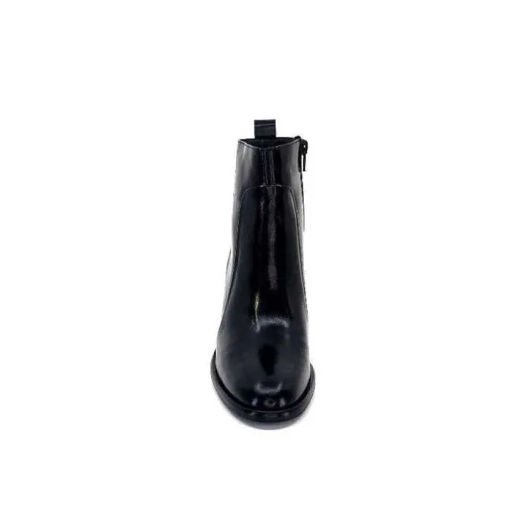 Ivoire0381b Ivoire 8233 Cuir Noir*Femme Bottines