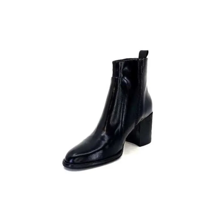 Ivoire0381b Ivoire 8233 Cuir Noir*Femme Bottines