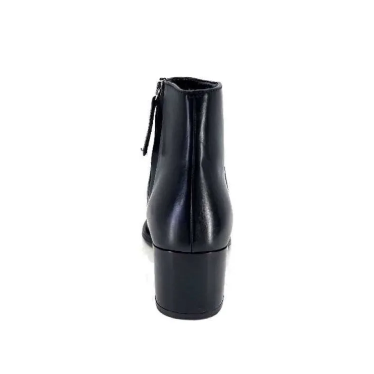Ivoire0104a Ivoire 46105 Cuir Noir*Femme Bottines