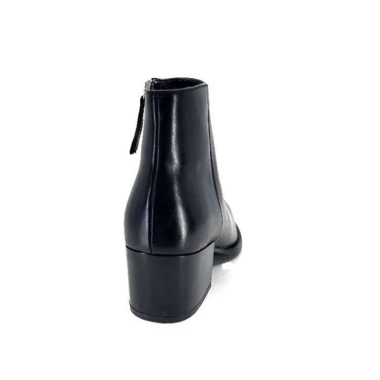 Ivoire0104a Ivoire 46105 Cuir Noir*Femme Bottines