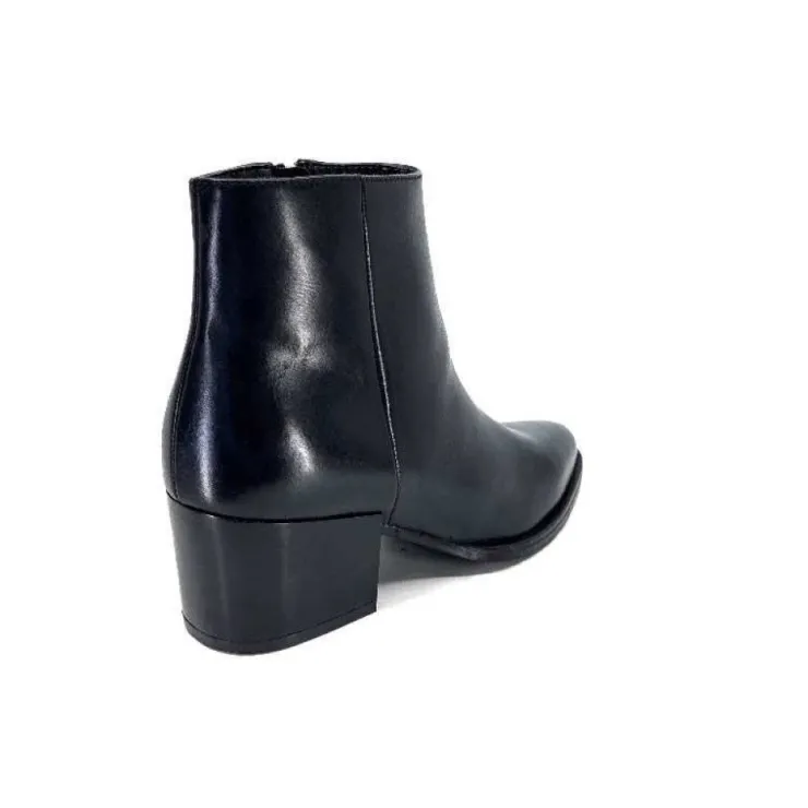 Ivoire0104a Ivoire 46105 Cuir Noir*Femme Bottines