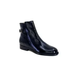 Ivoire0381b Ivoire 8234 Cuir Noir*Femme Bottines