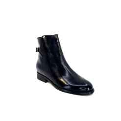 Ivoire0381b Ivoire 8234 Cuir Noir*Femme Bottines
