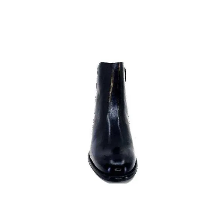 Ivoire0381b Ivoire 8234 Cuir Noir*Femme Bottines