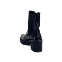 Ivoire0235a Ivoire 28110 Cuir Noir*Femme Bottines