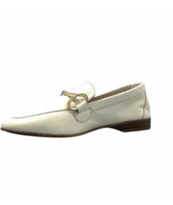355-ivoire Ivoire 35.48.700 Cuir Off White*Femme Mocassins