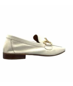 355-ivoire Ivoire 35.48.700 Cuir Off White*Femme Mocassins