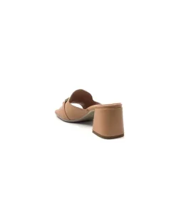 Ivoire0351a Ivoire 8455926 Cuir Sabbia*Femme Mules