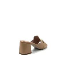 Ivoire0351a Ivoire 8455926 Cuir Sabbia*Femme Mules
