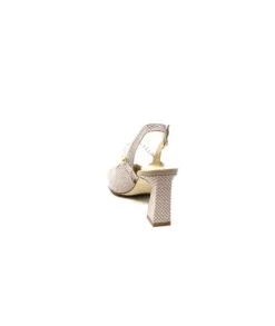 Brunate Ivoire 70321 Cuir Sepia*Femme Escarpins