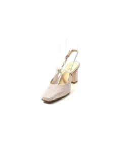 Brunate Ivoire 70321 Cuir Sepia*Femme Escarpins