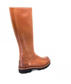 Ivoire0156 Ivoire 3283 Cuir Tabacco*Femme Bottes