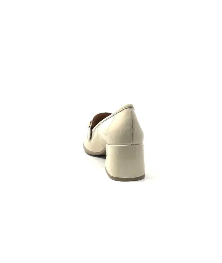 Ivoire0351a Ivoire 9575845 Cuir Vernis Beige*Femme Mocassins