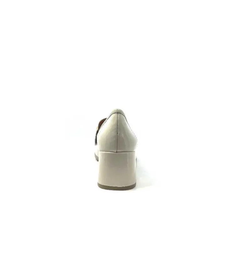 Ivoire0351a Ivoire 9575845 Cuir Vernis Beige*Femme Mocassins