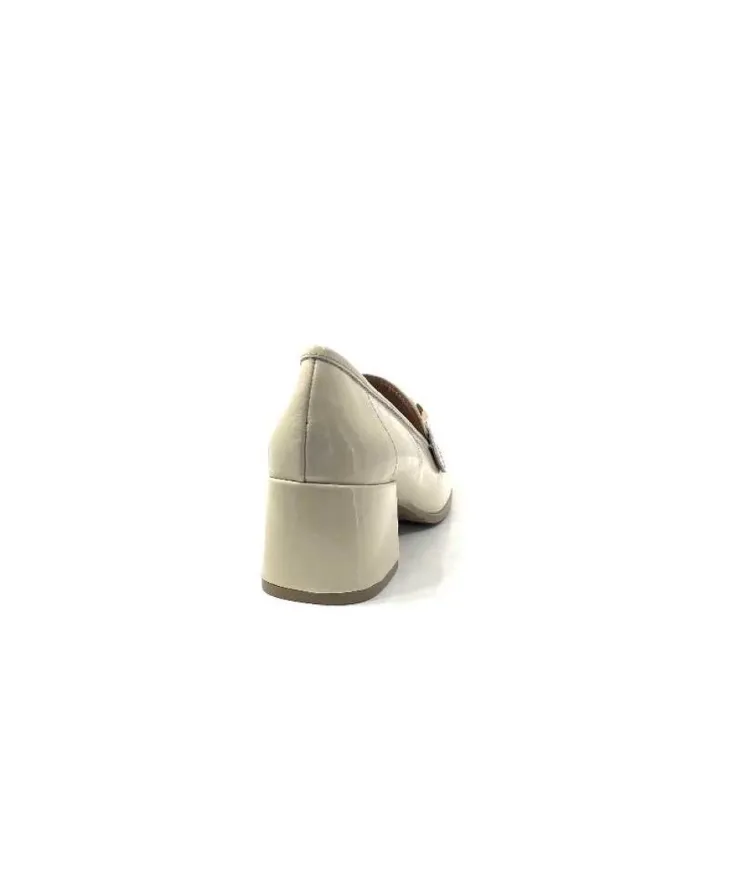 Ivoire0351a Ivoire 9575845 Cuir Vernis Beige*Femme Mocassins