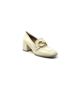 Ivoire0351a Ivoire 9575845 Cuir Vernis Beige*Femme Mocassins