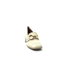 Ivoire0351a Ivoire 9575845 Cuir Vernis Beige*Femme Mocassins