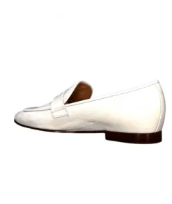 franco russo napoli fgr Ivoire 2103 Cuir Vernis Blanc*Femme Mocassins