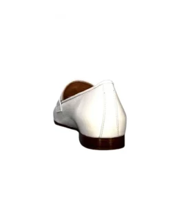 franco russo napoli fgr Ivoire 2103 Cuir Vernis Blanc*Femme Mocassins
