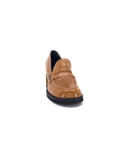 Ivoire0330 Ivoire 500 Cuir Vernis Brandy*Femme Mocassins