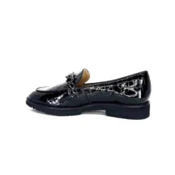 Ivoire0236a Ivoire 54595 Cuir Vernis Coco Noir*Femme Mocassins