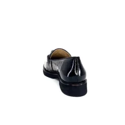 Ivoire0236a Ivoire 54595 Cuir Vernis Coco Noir*Femme Mocassins