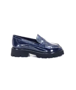 Ivoire-354 Ivoire 108606 Cuir Vernis Marine*Femme Mocassins