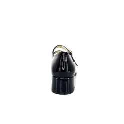 Ivoire0330 Ivoire 914 Cuir Vernis Noir*Femme Ballerines