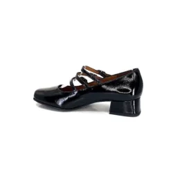 Ivoire0036a Ivoire 710 Cuir Vernis Noir*Femme Ballerines